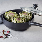 Scanpan Classic 10.25 Inch Deep Saute Pan w/Lid, 4 Quart Capacity