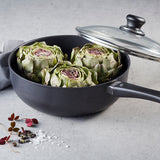 Scanpan Classic 10.25 Inch Deep Saute Pan w/Lid, 4 Quart Capacity
