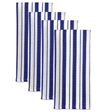 MU Kitchen Basketweave Dish Cloth, Set of 4, Ink Blue