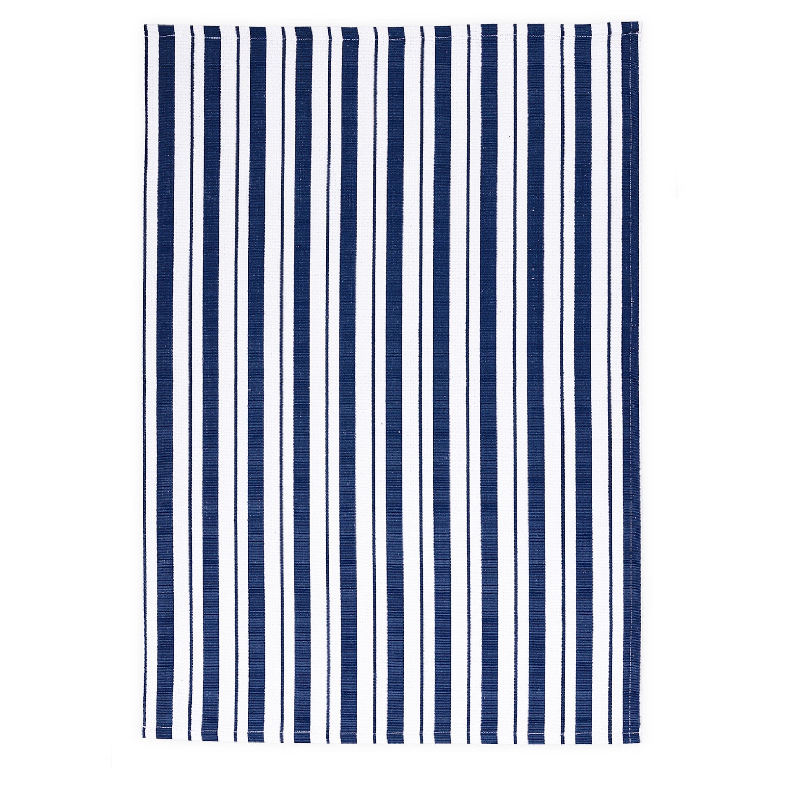 MU Kitchen Basketweave Dish Towel, Set of 2, Ink Blue