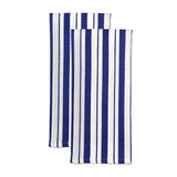 MU Kitchen Basketweave Dish Towel, Set of 2, Ink Blue