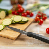 Kuhn Rikon ICED Serrated Paring Knife 3.5-Inch, Ice Hardened German Stainless Blade
