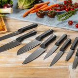 Kuhn Rikon ICED Straight Utility Knife 5.12-Inch, Ice Hardened German Stainless Blade