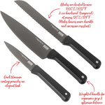 Kuhn Rikon ICED Serrated Utility Knife 5.12-Inch, Ice Hardened German Stainless Blade