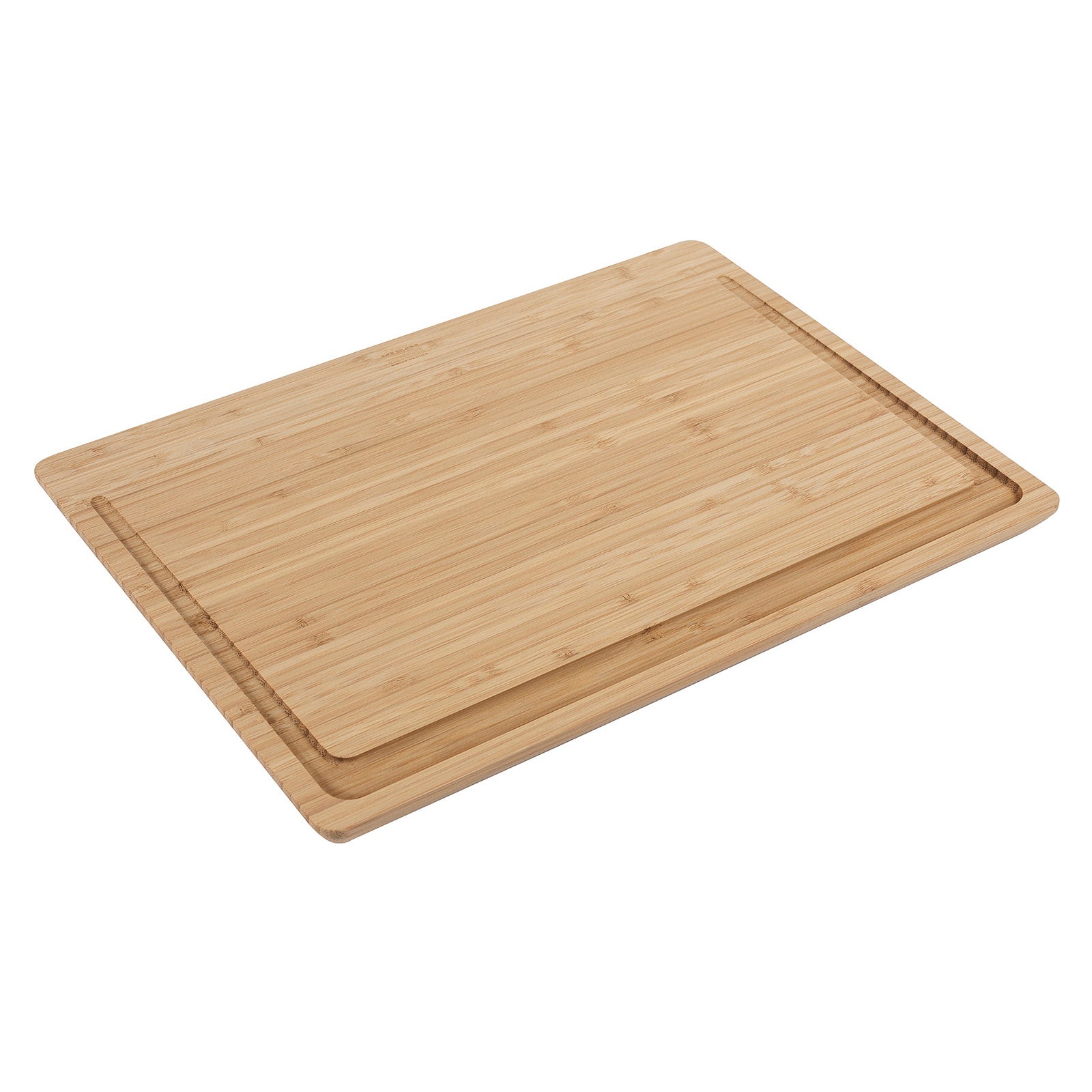 Kuhn Rikon ICED Bamboo Cutting Board with Groove, 14.2-Inch x 10.2-Inch, Large