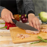 Kuhn Rikon ICED 3 Piece Knife Set, Paring, Chef, Bread, Ice Hardened German Stainless Blade