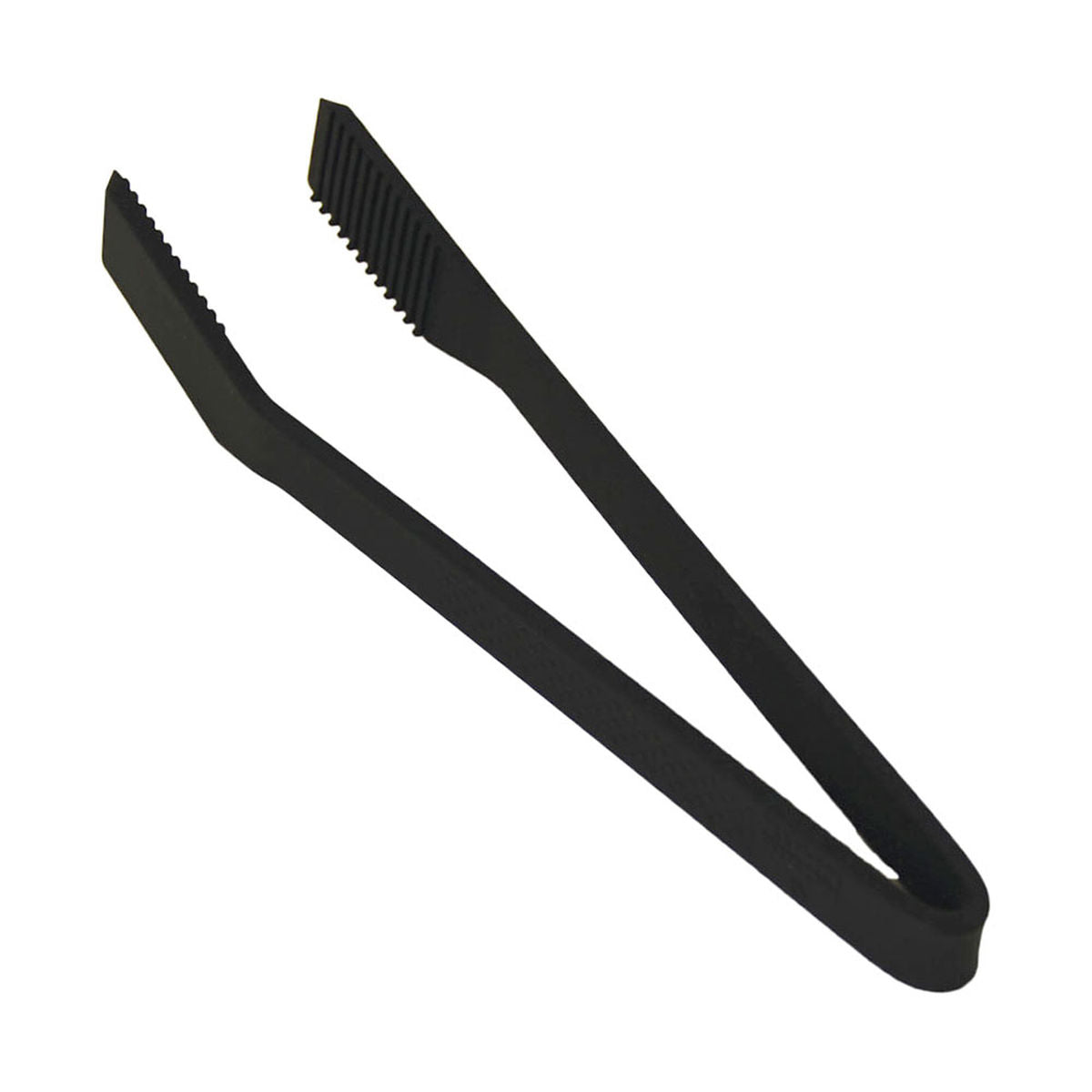 Kuhn Rikon 10-Inch Large Silicone Chefs Tongs, Black