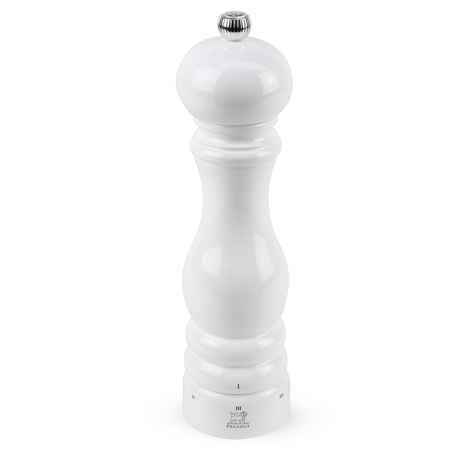Peugeot Paris u'Select Zircon 9 Inch White Lacquer Salt Mill