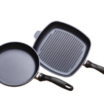 Swiss Diamond 2 Piece Cookware Set - Fry Pan and Grill Pan