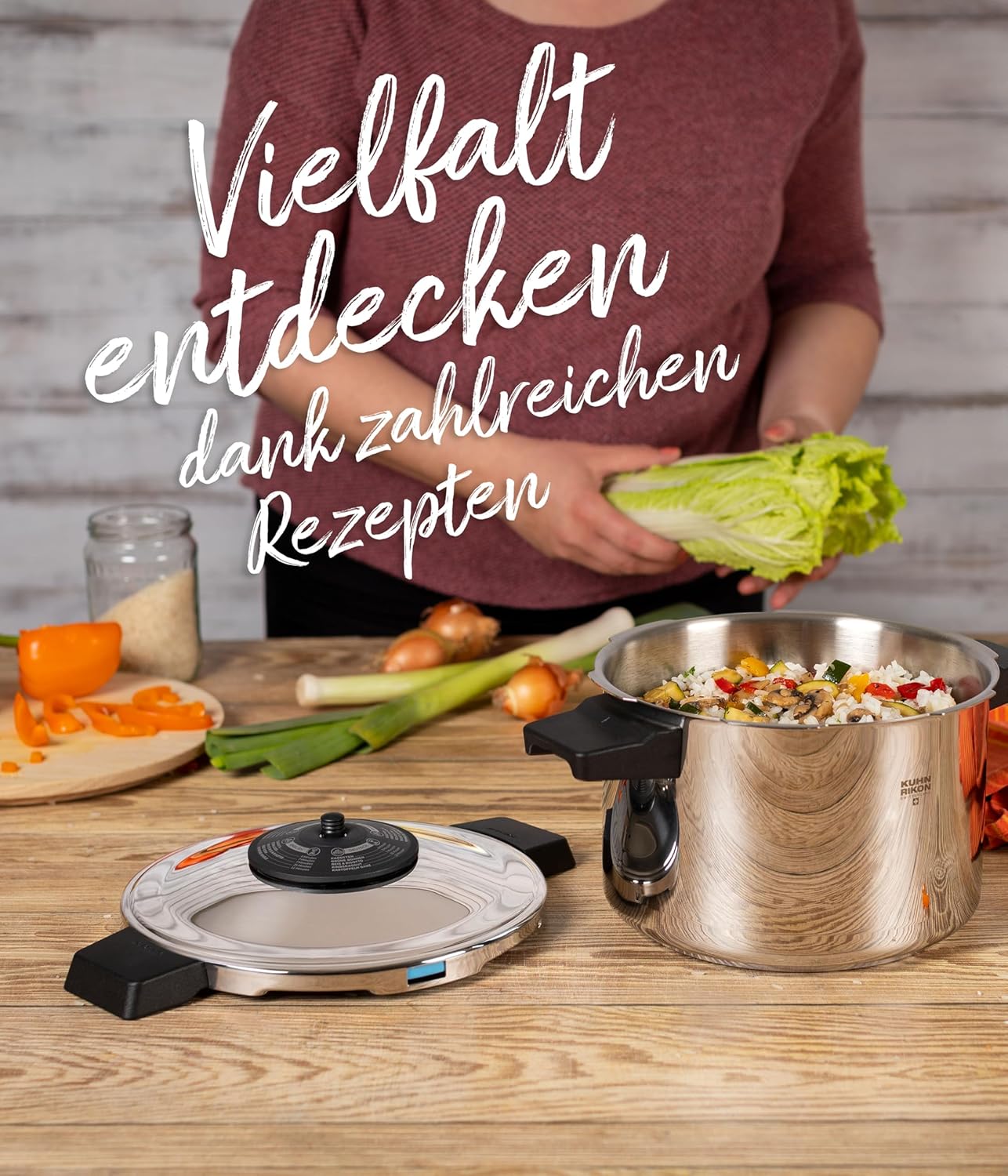 Kuhn Rikon Duromatic Classic Neo Long handle Stovetop Pressure Cooker, 5.3-Quart