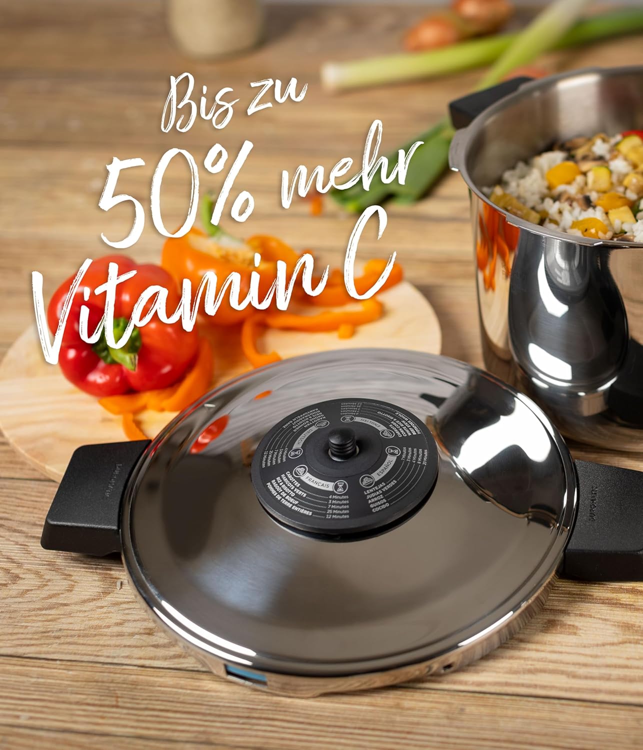 Kuhn Rikon Duromatic Classic Neo Long handle Stovetop Pressure Cooker, 7.4-Quart