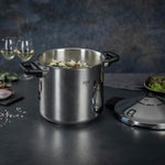 Kuhn Rikon Duromatic INOX Dual handle Stovetop Pressure Cooker, 7.4-Quart