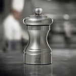 Peugeot Bistro Pepper Mill, 4-Inch, Stainless Steel