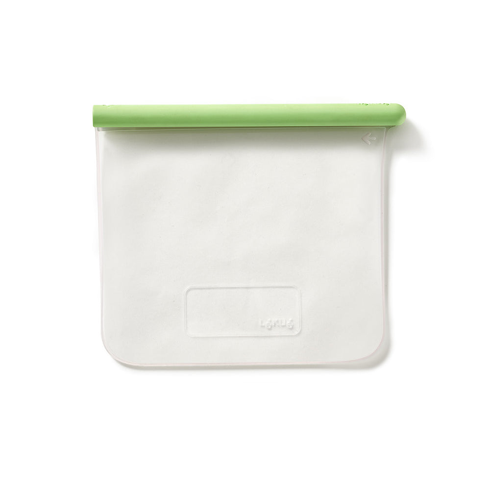 Lekue Reusable Silicone Flat Bags, Airtight for Storage