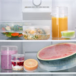 Lekue Reusable Flexible Strech Top Lid, Platinum Silicone, 10.2"
