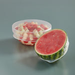 Lekue Reusable Flexible Strech Top Lid, Platinum Silicone, 10.2"