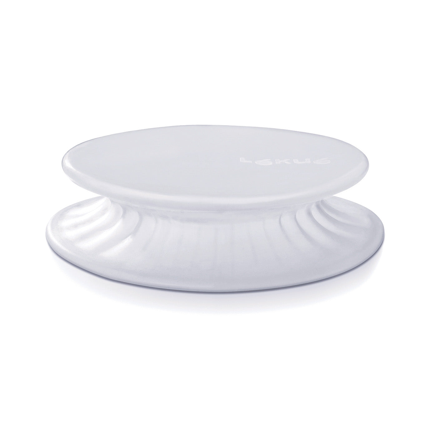 Lekue Reusable Flexible Strech Top Lid, Platinum Silicone, 10.2"