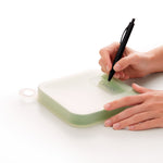 Lekue Reusable Sandwich & Baguette Case, Platinum Silicone, Air Tight, Sandwich