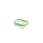 Lekue 100% Airtight Rectangular Glass Food Storage Container, 34 oz
