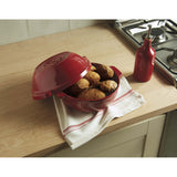 Emile Henry Bread & Potato Pot, Burgundy