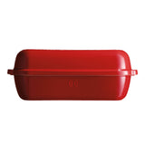 Emile Henry Italian Bread Loaf Baker, Burgundy