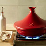Emile Henry Flame Tagine, 2.1 Quart, Red