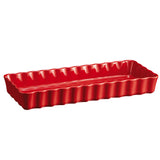 Emile Henry Slim Tart Dish, Burgundy