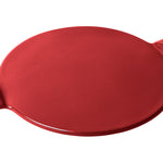 Emile Henry Made in France 14.5-Inch Flame Top Pizza Stone, Burgundy Red