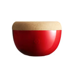 Emile Henry Deep Food Storage Bowl, 10.6-Inch, Burgundy