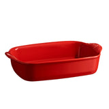 Emile Henry Small Rectangle Baking Dish Ultime, 11.5" X 7.5", Burgundy