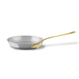 Mauviel M'Cook B 5-Ply Frying Pan With Brass Handles, 7.9-Inch