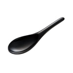 Gourmac 8-Inch Melamine Rice and Wok Spoon, Black