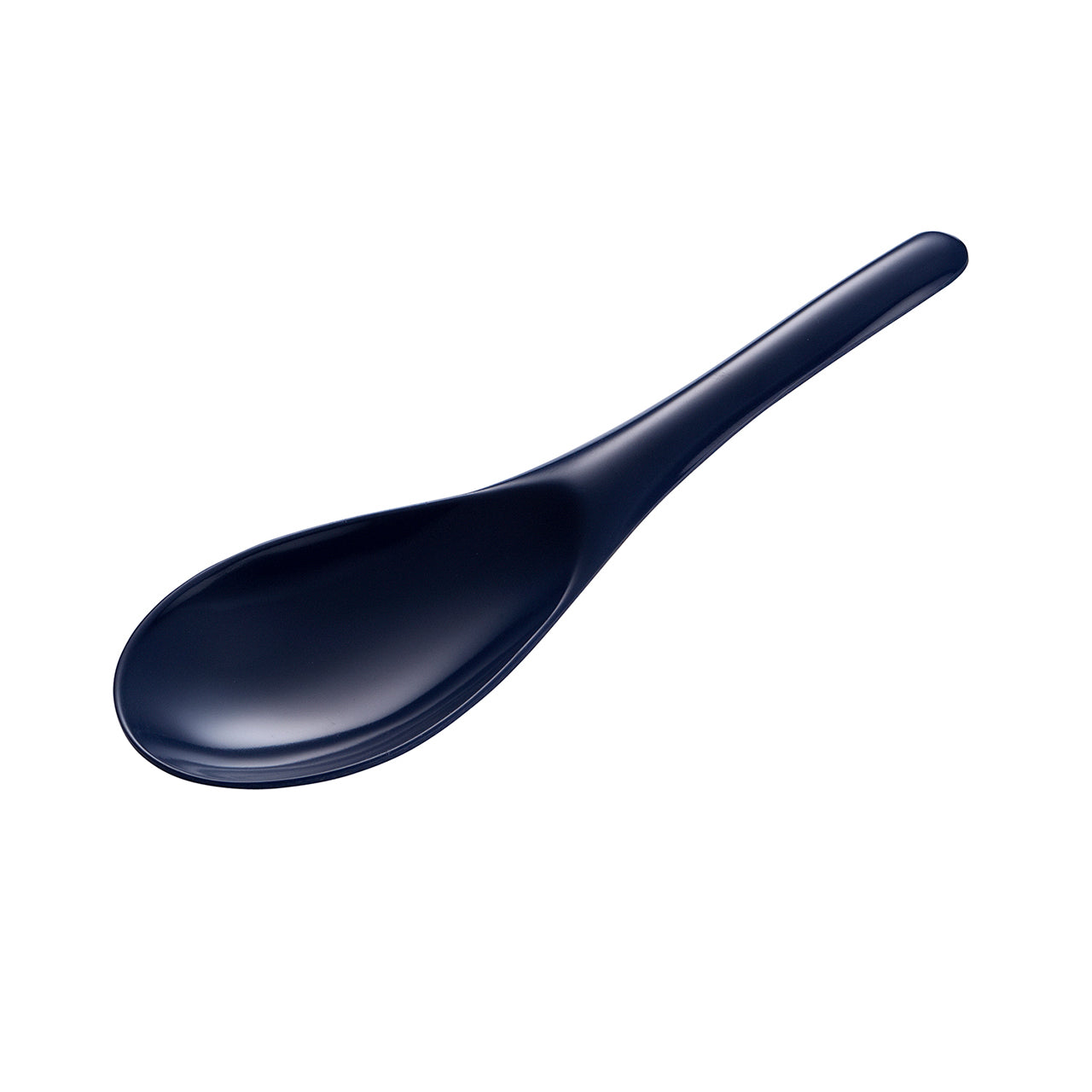 Gourmac 8-Inch Melamine Rice and Wok Spoon, Cobalt Blue