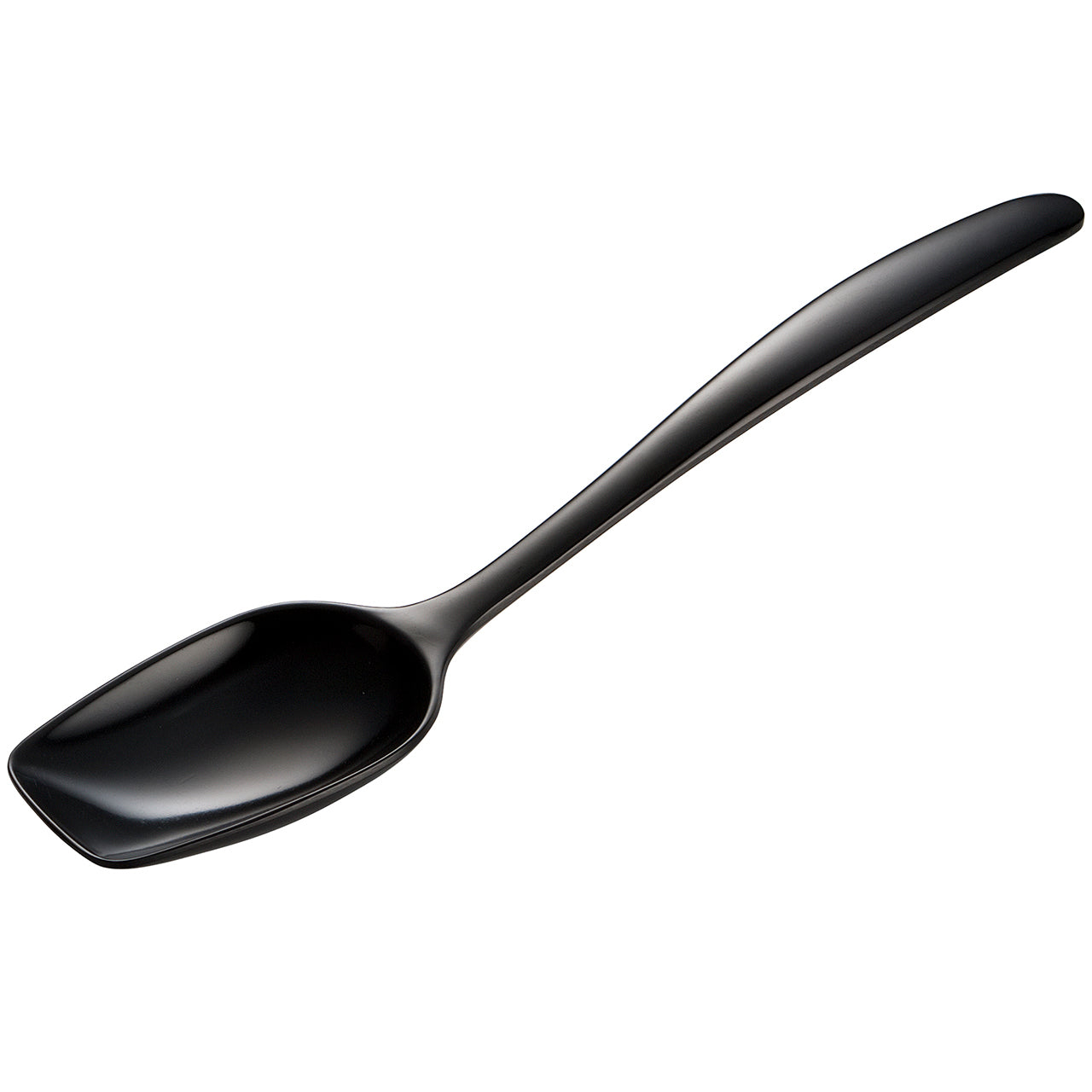 Gourmac 10-Inch Melamine Spoon, Black