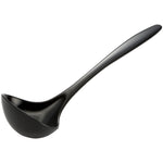 Gourmac 11.25-Inch Melamine Soup Ladle, Black