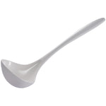 Gourmac 11.25-Inch Melamine Soup Ladle, White