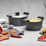 Kuhn Rikon Hotpan Stainless Steel Cooking Pot with Insulated Bowl, 2.1-Quart, Gray