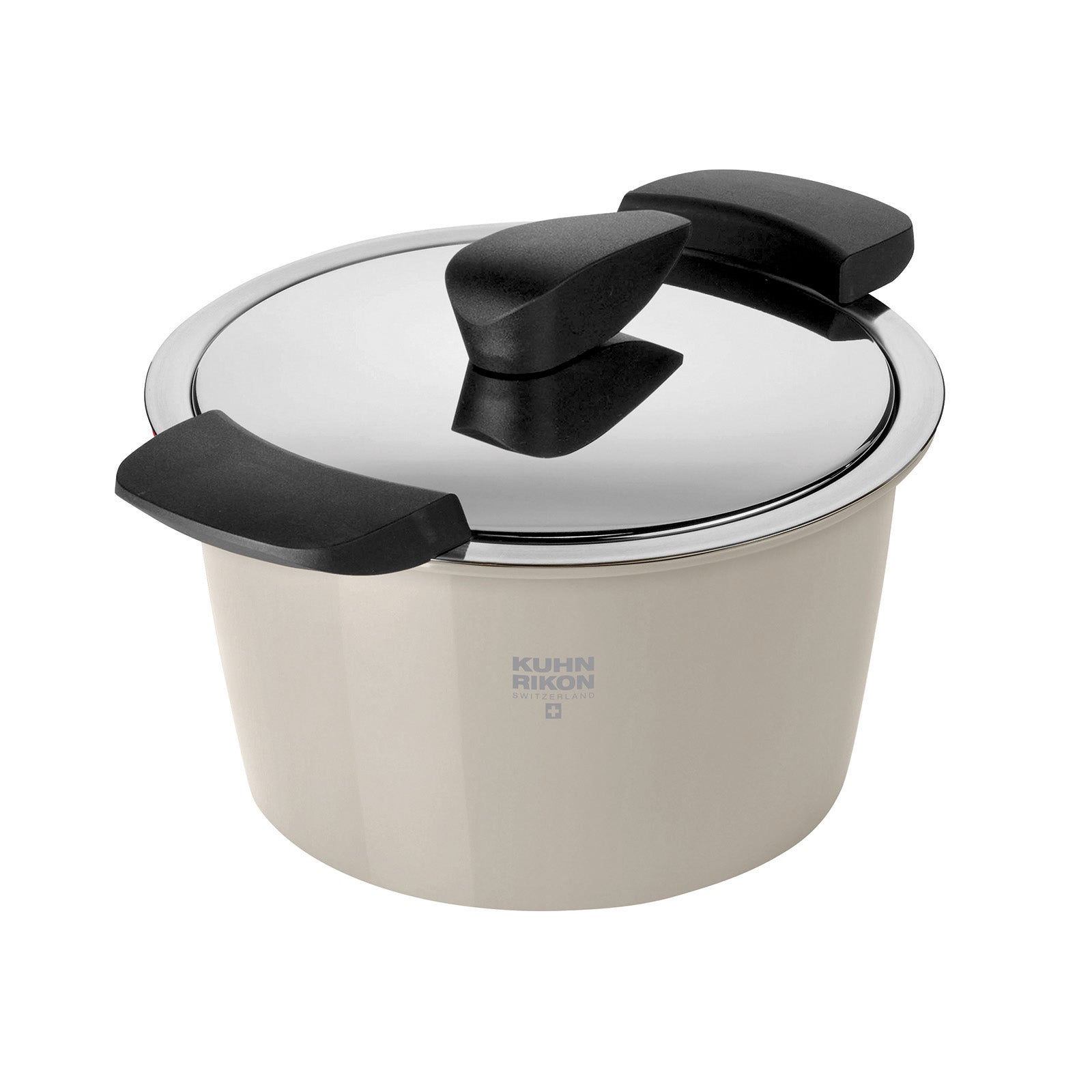 Kuhn Rikon Hotpan Stainless Steel Cooking Pot with Insulated Bowl, 1-Quart, Sand
