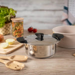Kuhn Rikon Hotpan Stainless Steel Cooking Pot with Insulated Bowl, 3.2-Quart, Sand