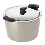 Kuhn Rikon Hotpan Stainless Steel Cooking Pot with Insulated Bowl, 5.3-Quart, Sand