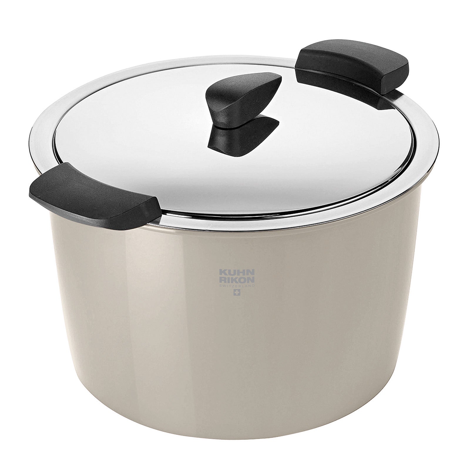 Kuhn Rikon Hotpan Stainless Steel Cooking Pot with Insulated Bowl, 5.3-Quart, Sand
