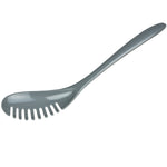 Gourmac 12-Inch Melamine Pasta Server Spaghetti Fork & Strainer, Gray