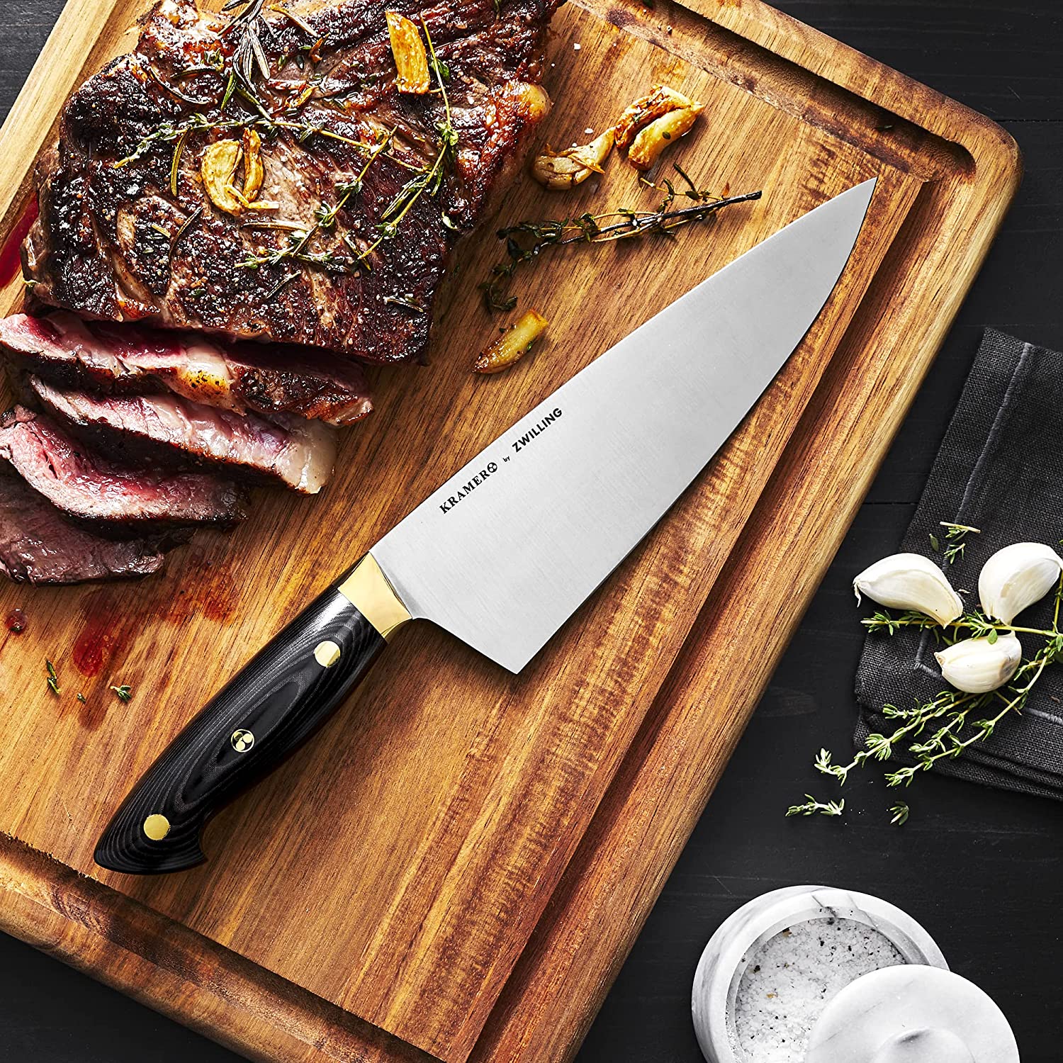 Kramer by Zwilling Euroline Carbon Collection 2.0 8-Inch Chef's Knife