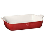 Emile Henry HR Modern Classics Large Rectangular Baker, 13" x 9", Rouge