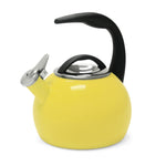 Chantal 2-Quart Enamel-on-Steel Anniversary Teakettle, Canary Yellow