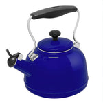 Chantal Vintage 1.7-Quart Enamel-on-Steel Teakettle, Blue
