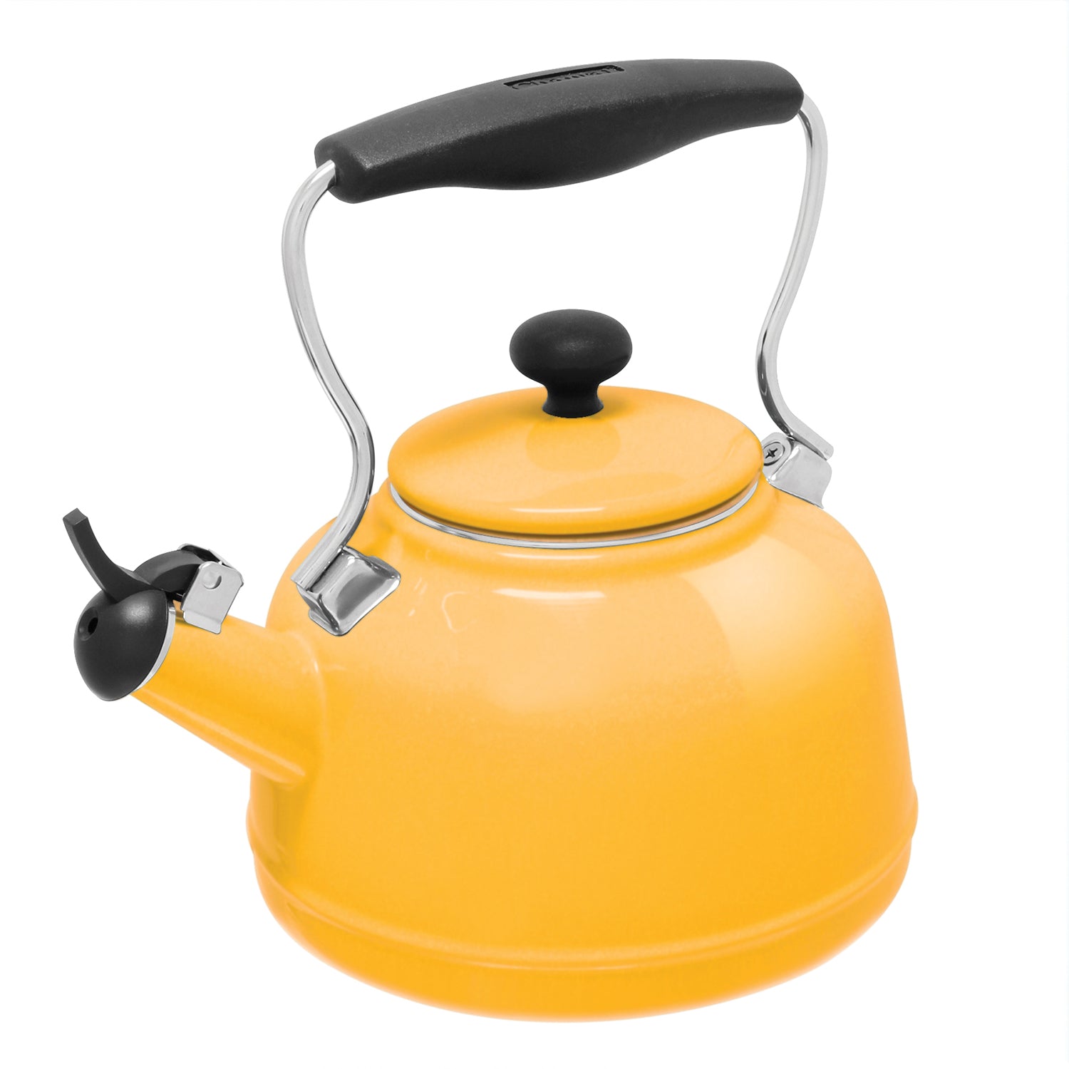 Chantal Vintage 1.7-Quart Enamel-on-Steel Teakettle, Marigold