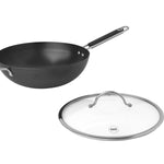 Kuhn Rikon Essential Covered Wok Skillet 12.6-Inch with Lid, 5 qt