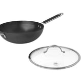Kuhn Rikon Essential Covered Wok Skillet 12.6-Inch with Lid, 5 qt