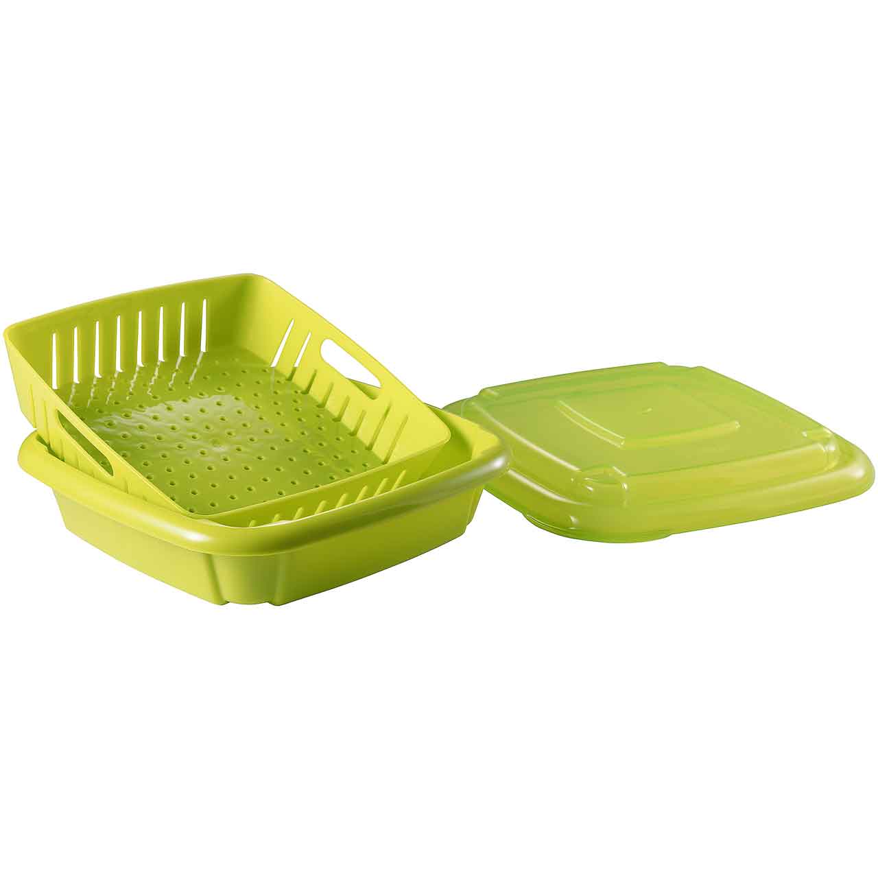 Hutzler Bitty Box Berry Keeper, 9-ounce, Green